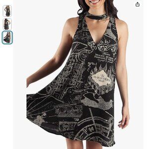 Harry Potter marauders map dress size small women